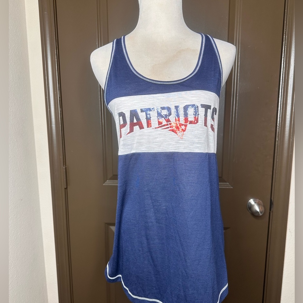 Patriots Sequin Tank Top